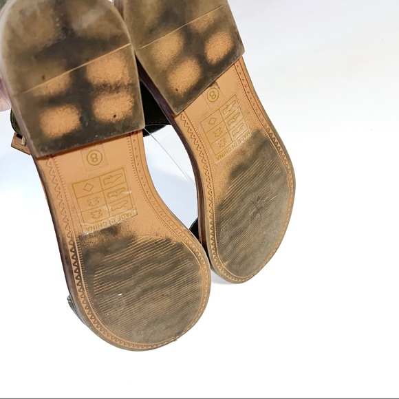 Green suede sandals 8 Nordstrom - Picture 5 of 5